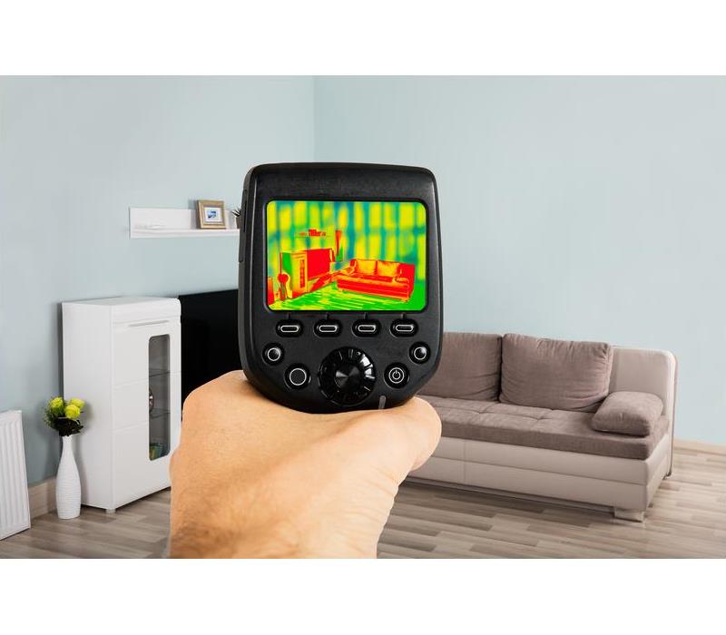 Infrared camera used to detect areas of moisture in your home or business